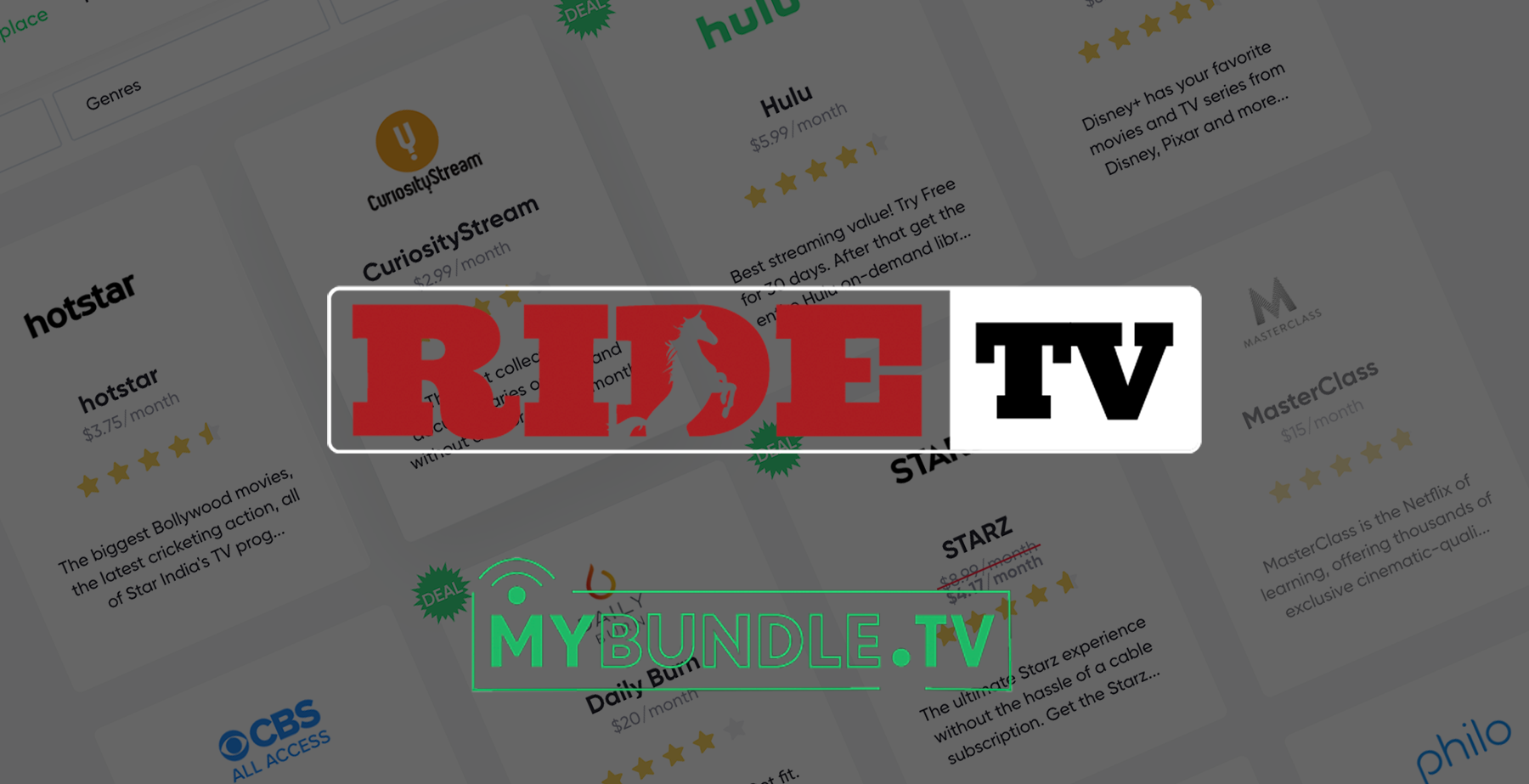 RIDE TV GO Streaming Service Costs & Features MyBundle