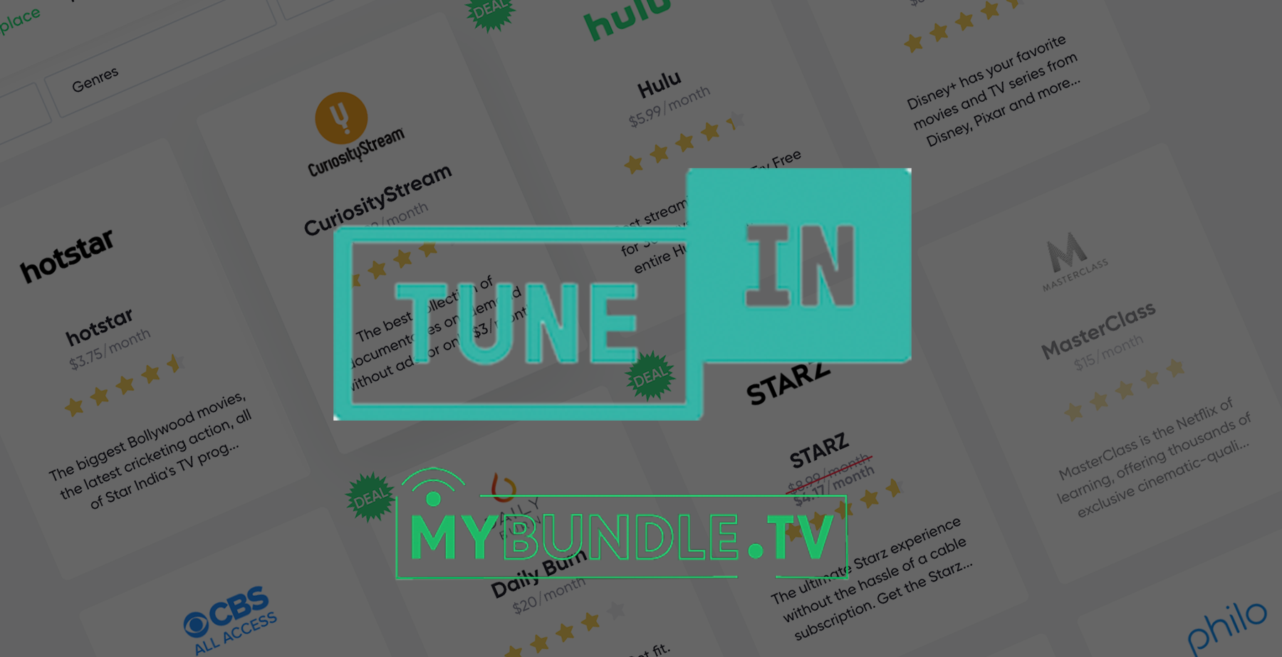 TuneIn Streaming Service Costs & Features | MyBundle